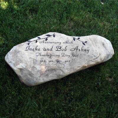 Memorial stones - sandblasted / sand carved